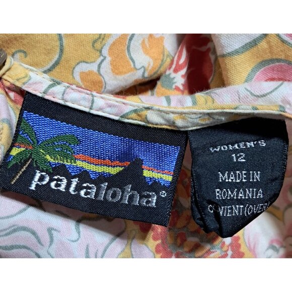 Vintage 2003 Patagonia Pataloha Golden Habiscus Womens Sleeveless Floral Dress S - Picture 2 of 9
